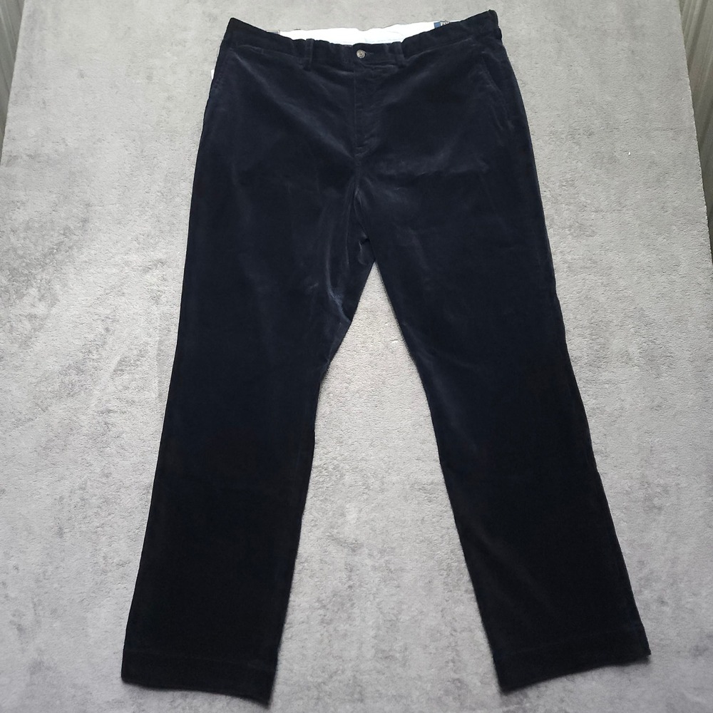 Polo Ralph Lauren Mens 38x32 Stretch Classic Fit Corduroy Pants Aviator Navy NEW
